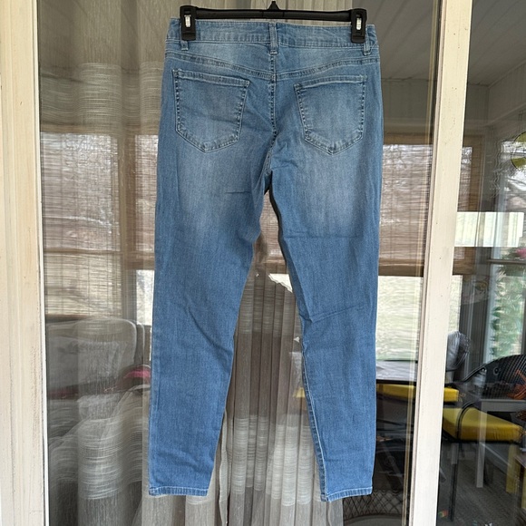 D.Jeans High Waist Skinny Blue Jeans - Picture 6 of 8